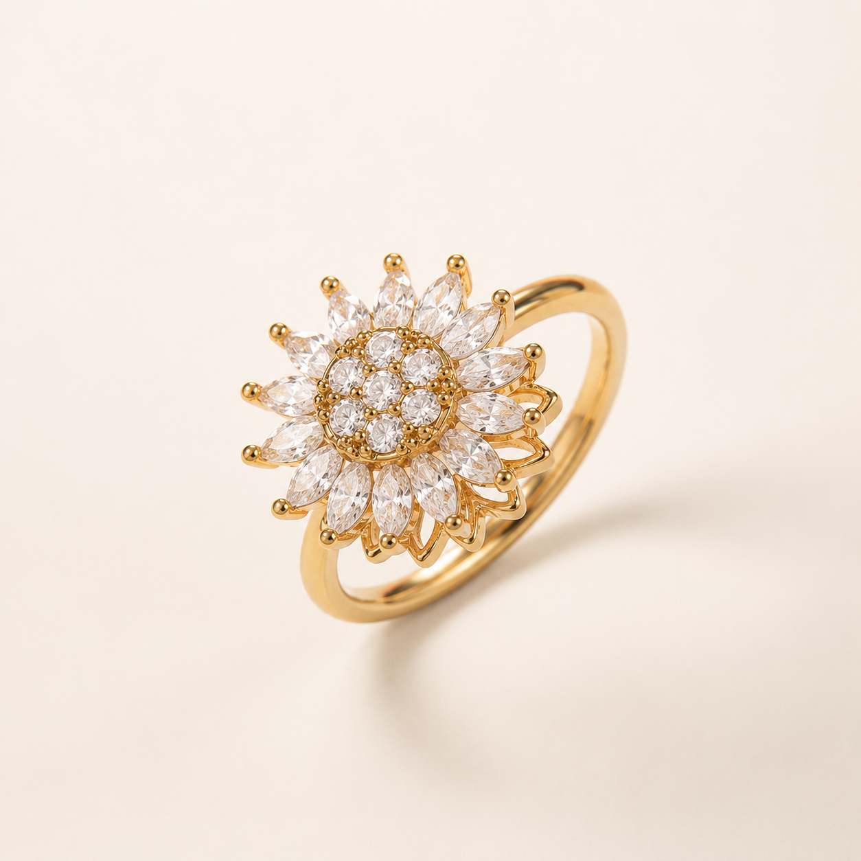Stressy™ Anxiety Protea Ring – Adjustable Fidget Ring for Stress Relief