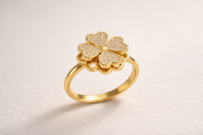 Stressy™ Anxiety Flower Ring – Adjustable Fidget Ring for Stress Relief